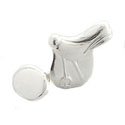 Sterling Saddle Cufflinks