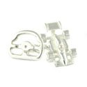 Sterling Racing Car & Wheel Cufflinks