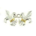 Sterling Fleur De Lis Cufflinks