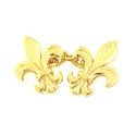 Vermeil Fleur de Lis Cufflinks