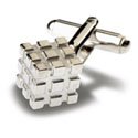 Waffle Cube Cufflinks