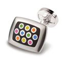 Multi-Colored Spots Cufflinks