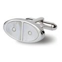 White Mother of Pearl Cufflinks