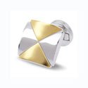 Two Tone Square Cufflinks