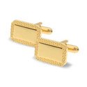 Engravable Diamond Frame Cufflinks