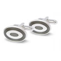 Concentric Oval Cufflinks