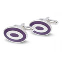 Concentric Oval Cufflinks