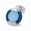 Ribbon and Enamel Cufflinks