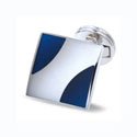 Sterling Corner Edge Cufflinks