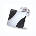 Sterling Corner Edge Cufflinks