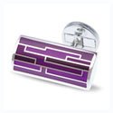 Sterling Multi Rectangular Cufflinks