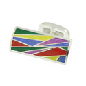 Sterling Shatter Pane Cufflinks