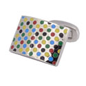 Rectangle Tonal Spots Cufflinks