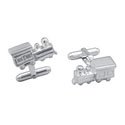 Sterling Train Cufflinks