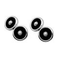 Onyx and Pearl Cufflinks