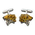Sterling Leopard Cufflinks