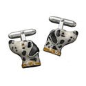 Sterling Dalmatian Cufflinks