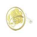 Hibiscus Coin Cufflinks (Cook Islands)