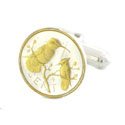 Carib Coin Cufflinks (British Virgin Is.)
