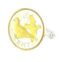Dove Coin Cufflinks (British Virgin Is.)
