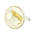 Shrimp Coin Cufflinks (Iceland)