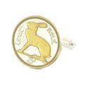 Rabbit Coin Cufflinks (Ireland)