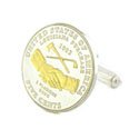 New Jefferson Peace Coin  Cufflinks