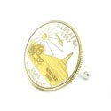 Nebraska State Quarter Cufflinks
