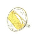 West Virginia State Quarter Cufflinks