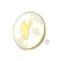 Wyoming State Quarter Cufflinks