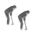 Golfer Cufflinks