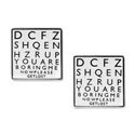 Eye Chart Cufflinks