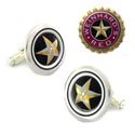 Recycled Bottle Top Cufflinks