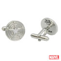 Captain America Silver Shield Cufflinks
