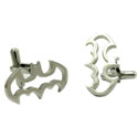 Stainless Steel Batman Cutout Cufflinks