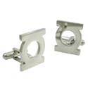 Stainless Steel Green Lantern Cufflinks