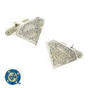 Rhinestone Superman Cufflinks