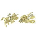 Knight and Dragon Cufflinks