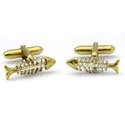 Fish Bone Cufflinks