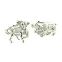 Bull and Bear Cufflinks