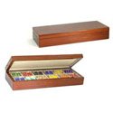 Dark Veneer Cuff Link Box
