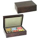 Camphor Burl Veneer Cufflink Box
