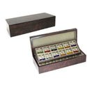 Camphor Burl Veneer Cufflink Box