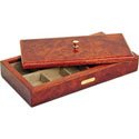 Burl Veneer Cufflink Box
