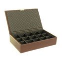15 Pair Cufflink Case