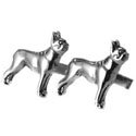 Sterling Boston Terrier Cufflinks