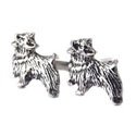 Sterling Terrier Cufflinks