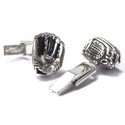 Sterling Baseball Glove Cufflinks