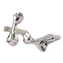 Sterling Dog Bone Cufflinks