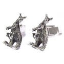 Sterling Kangaroo Cufflinks